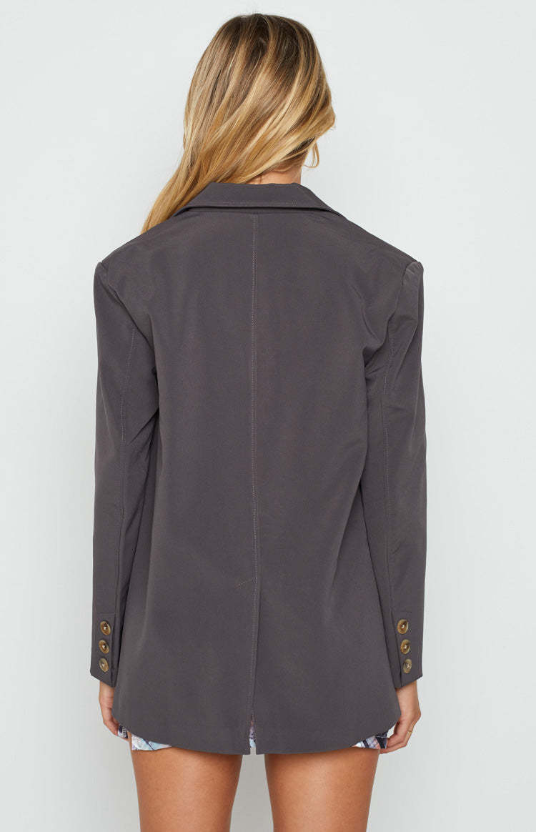 Wendy Blazer Charcoal-Vavasi.All Rights Reserved.