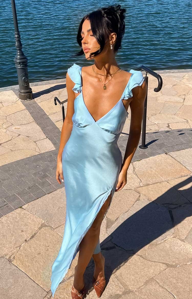 Wendy Blue Maxi Dress-Vavasi.All Rights Reserved.