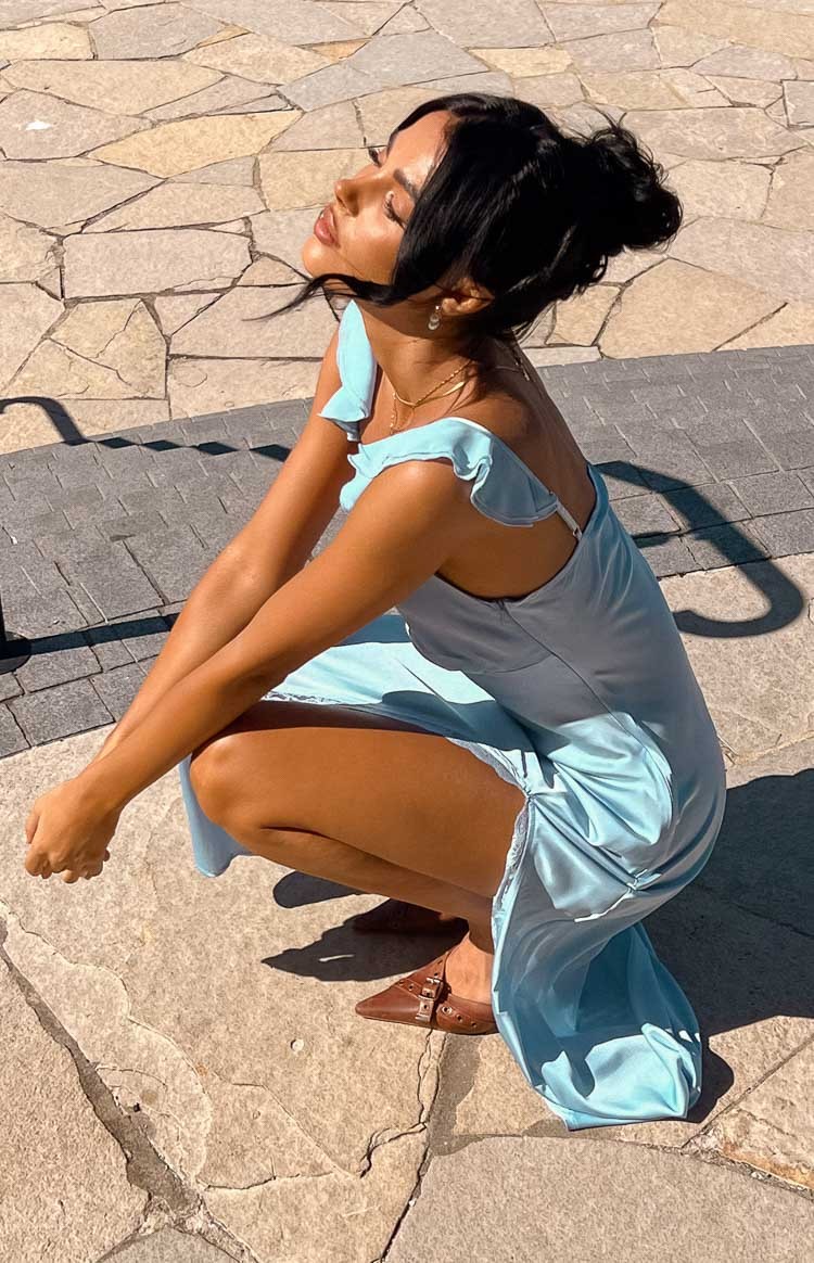 Wendy Blue Maxi Dress-Vavasi.All Rights Reserved.