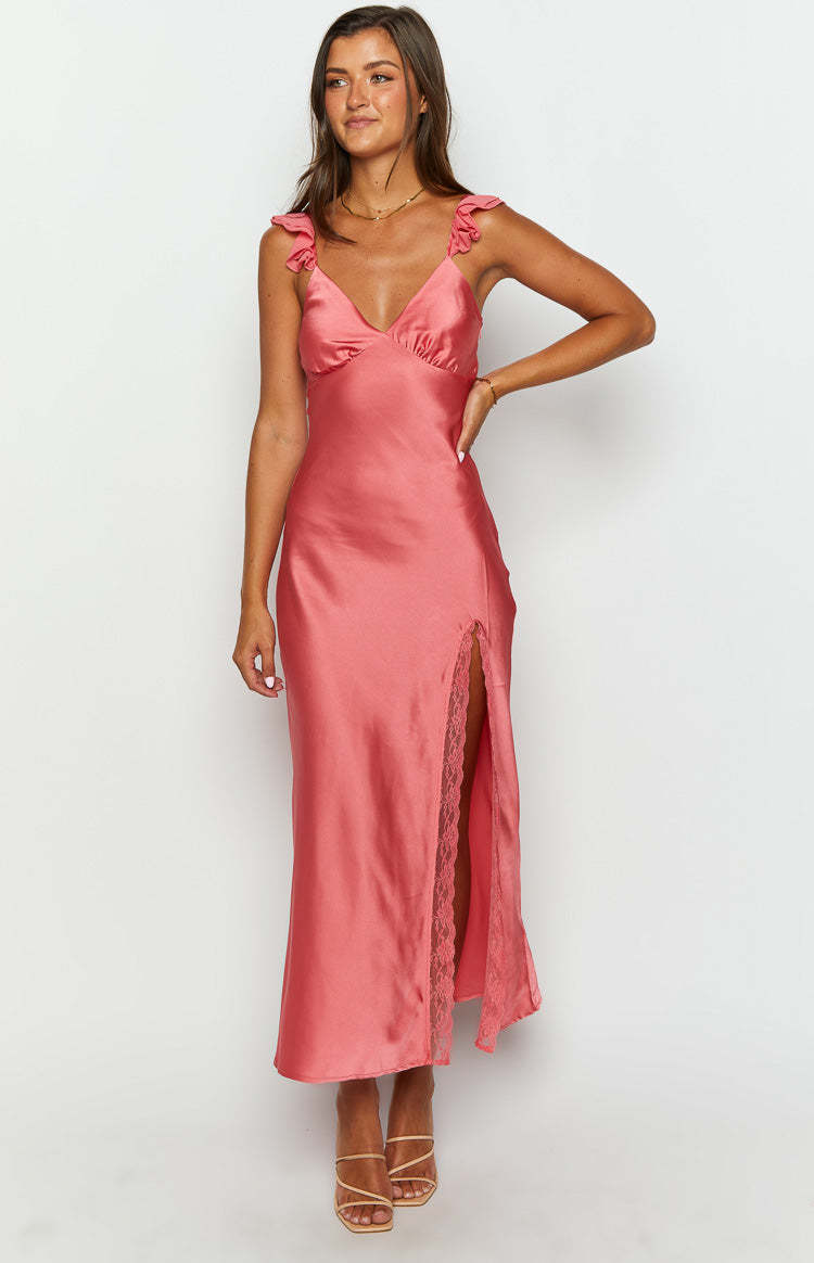 Wendy Pink Maxi Dress-Vavasi.All Rights Reserved.