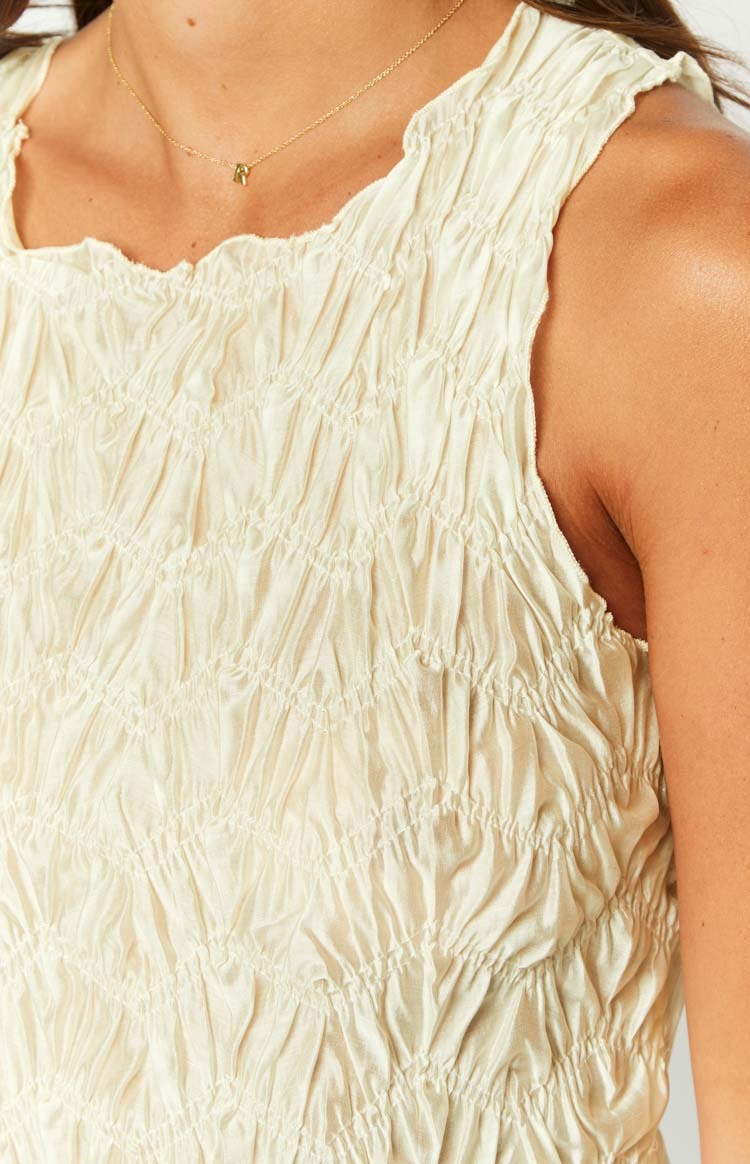 Whitney Cream Crop Top-Vavasi.All Rights Reserved.