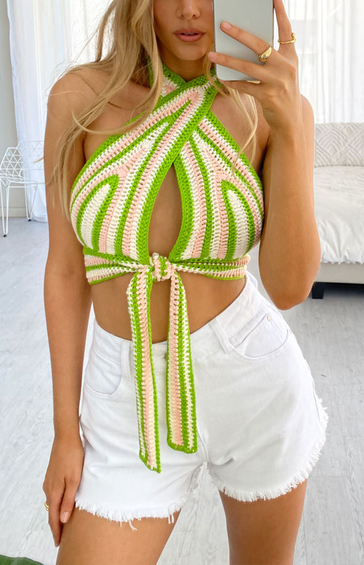 Whitsundays Crop Top Multi-Vavasi.All Rights Reserved.