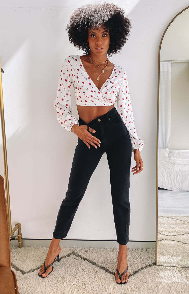Zippy Wrap Blouse Floral-Vavasi.All Rights Reserved.