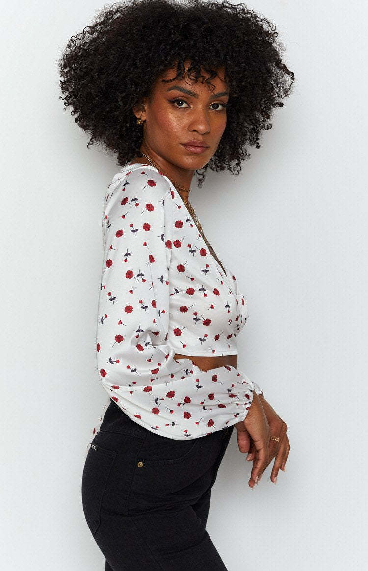 Zippy Wrap Blouse Floral-Vavasi.All Rights Reserved.