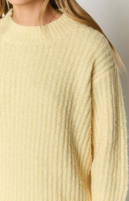 Ace Yellow Oversized Sweater-Vavasi.All Rights Reserved.