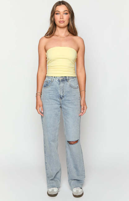 Alex Light Wash Denim Jeans-Vavasi.All Rights Reserved.