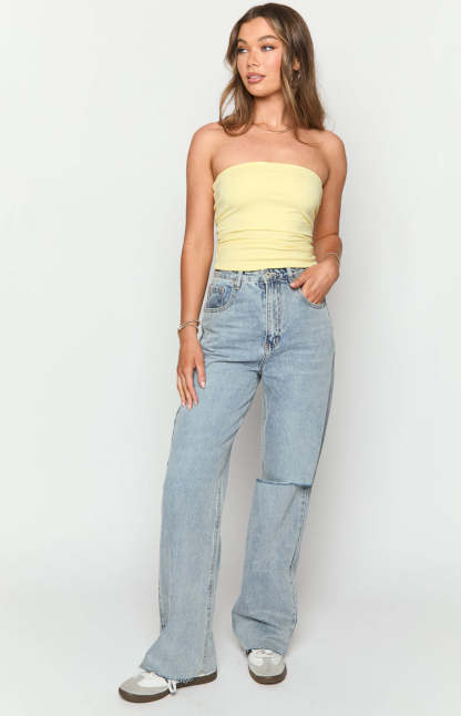 Alex Light Wash Denim Jeans-Vavasi.All Rights Reserved.