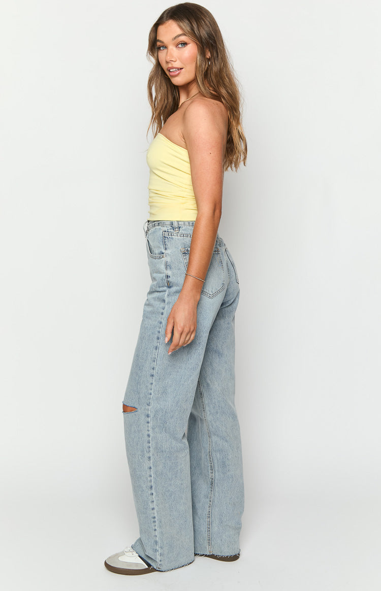 Alex Light Wash Denim Jeans-Vavasi.All Rights Reserved.