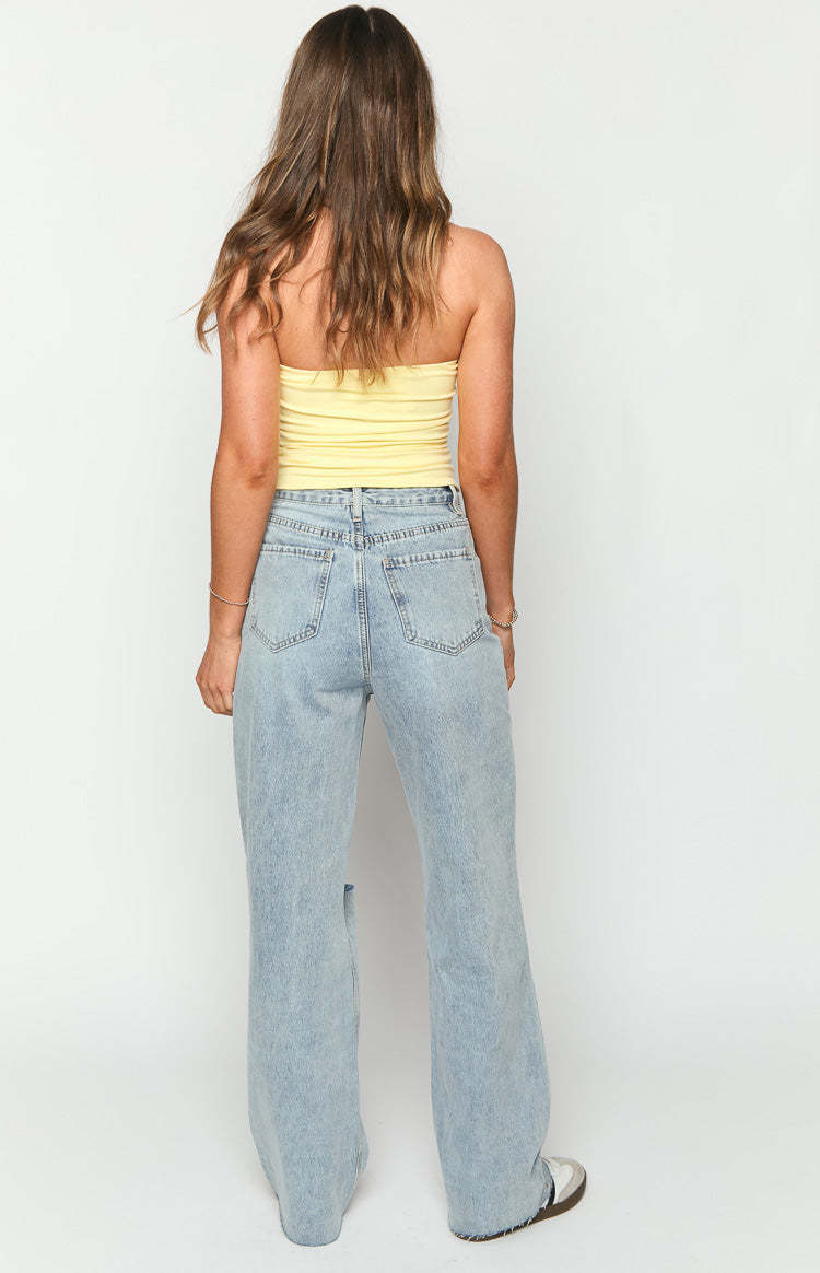 Alex Light Wash Denim Jeans-Vavasi.All Rights Reserved.