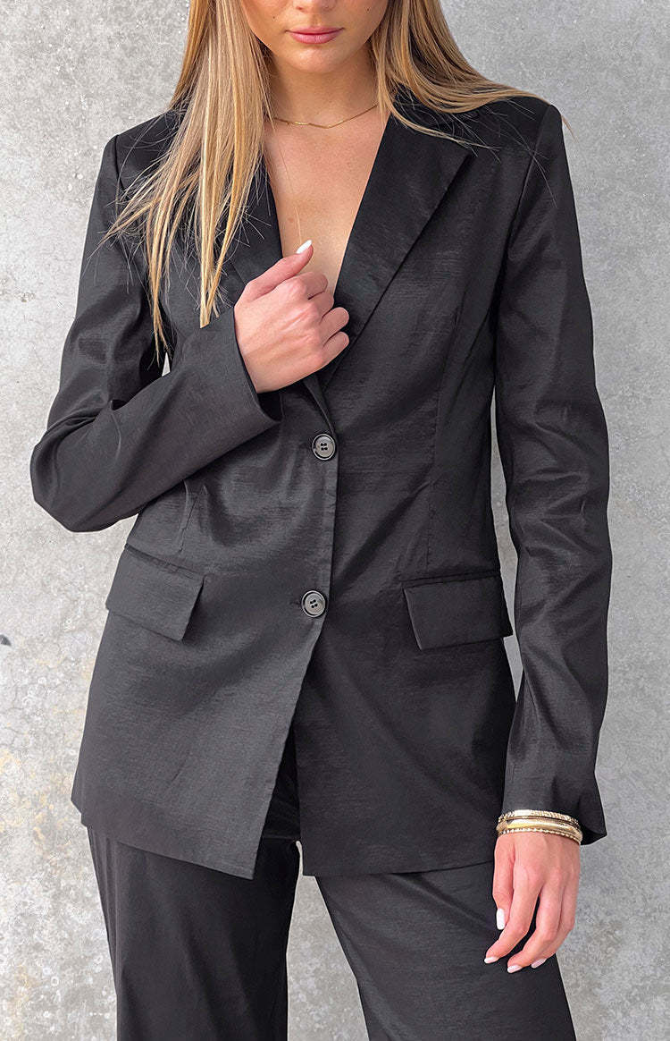Baker Black Blazer-Vavasi.All Rights Reserved.