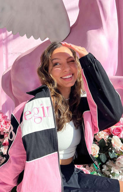 Beginning Pink Bomber Jacket-Vavasi.All Rights Reserved.