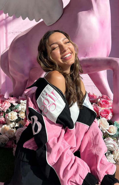 Beginning Pink Bomber Jacket-Vavasi.All Rights Reserved.