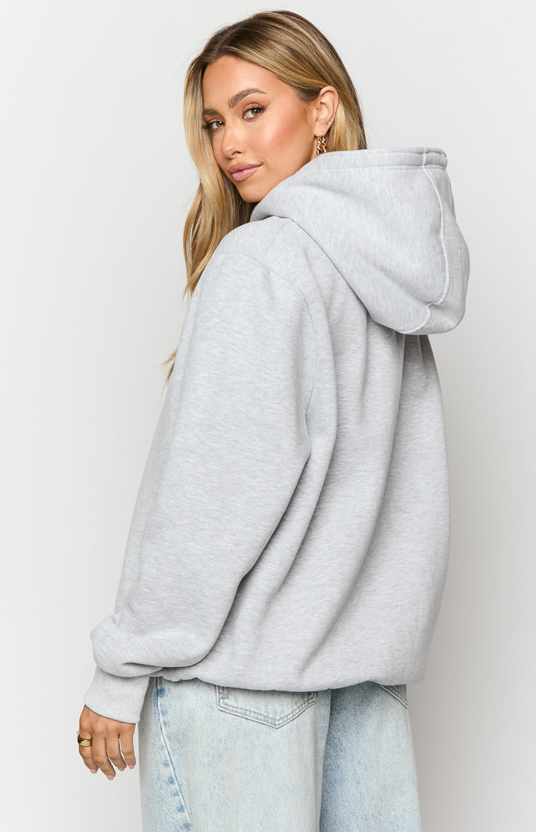 Beginning Grey Marl Koala Bubble Hoodie-Vavasi.All Rights Reserved.