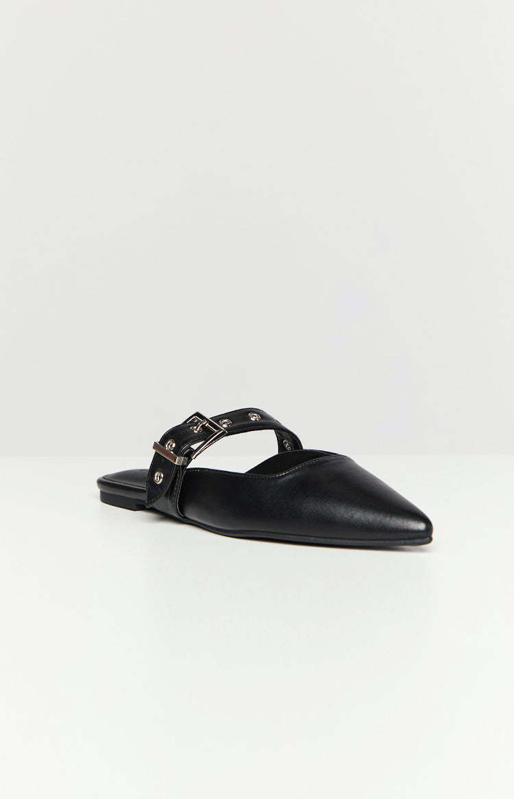 Billini Halsy Black Mules-Vavasi.All Rights Reserved.