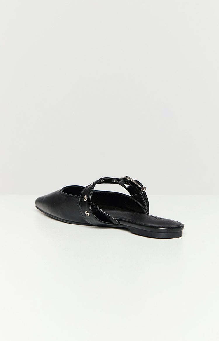 Billini Halsy Black Mules-Vavasi.All Rights Reserved.