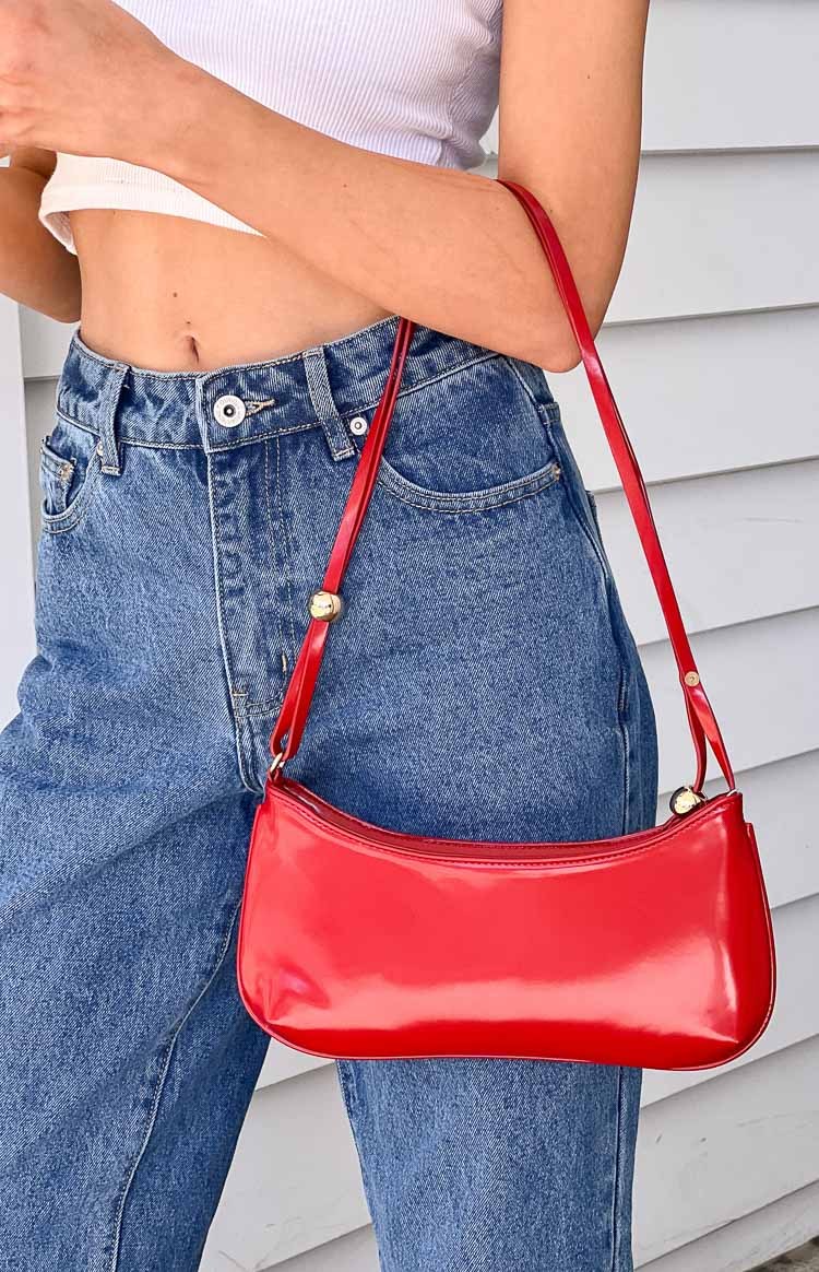 Billini Rosabelle Strawberry Shine Shoulder Bag-Vavasi.All Rights Reserved.