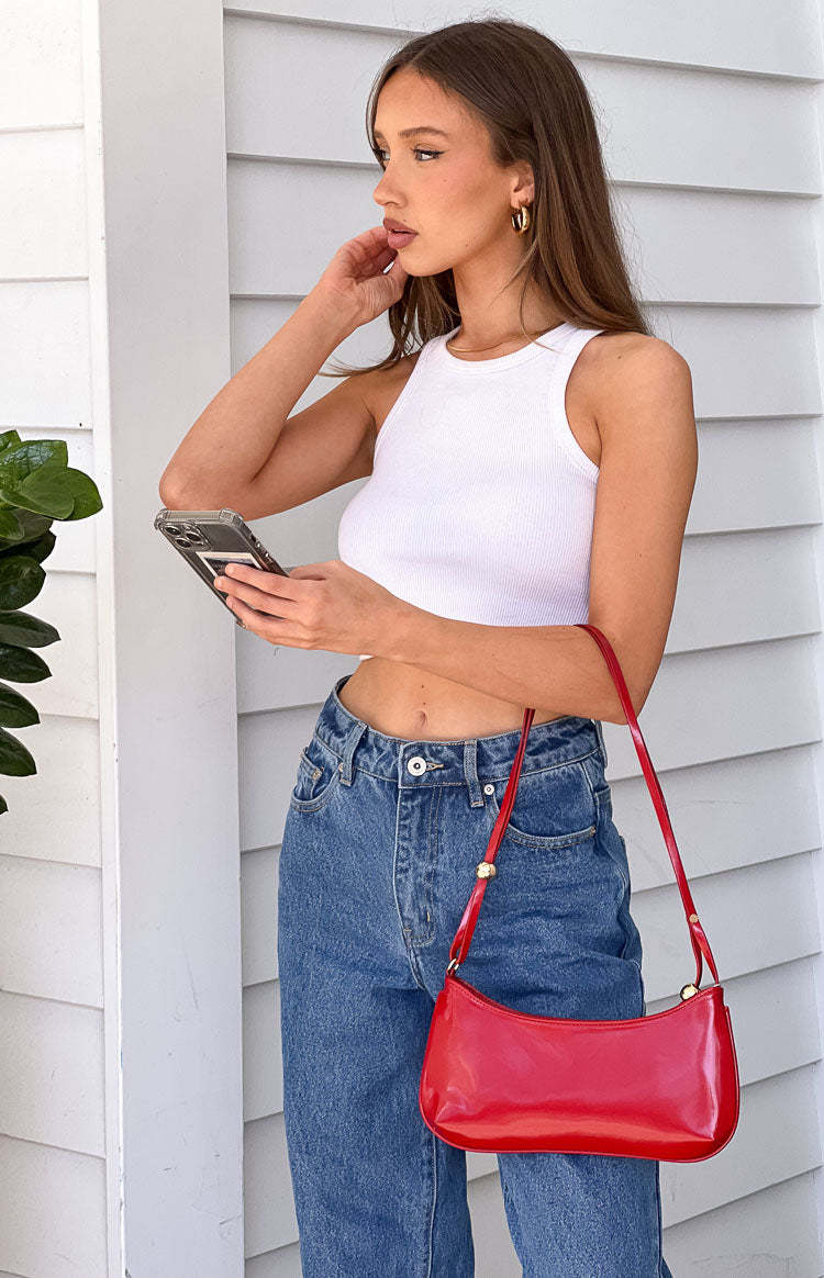 Billini Rosabelle Strawberry Shine Shoulder Bag-Vavasi.All Rights Reserved.