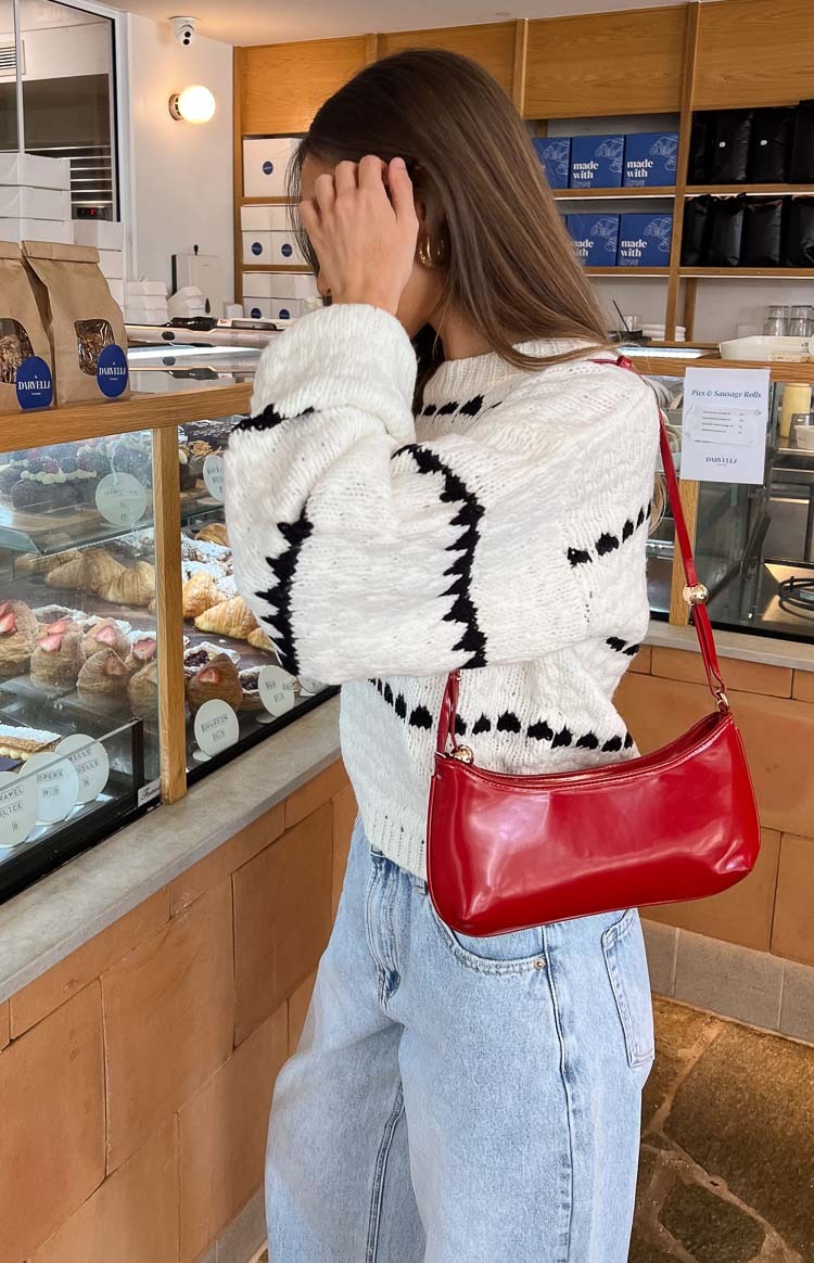 Billini Rosabelle Strawberry Shine Shoulder Bag-Vavasi.All Rights Reserved.