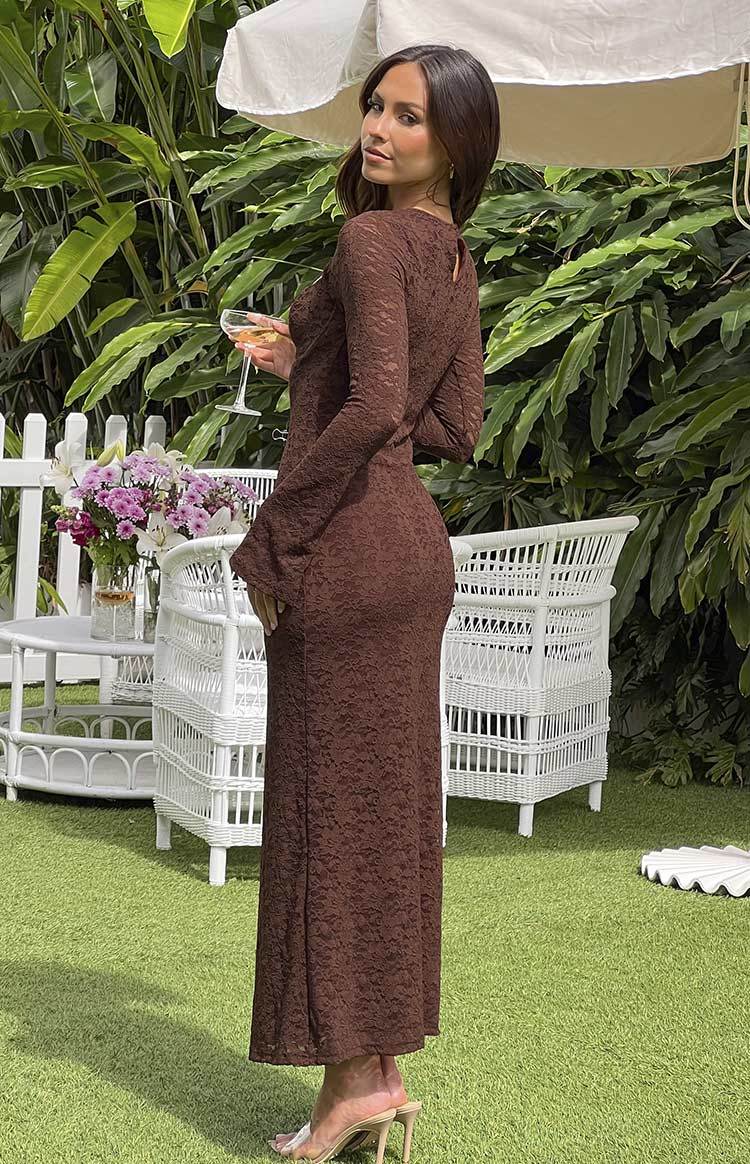 Camielle Brown Maxi Dress-Vavasi.All Rights Reserved.