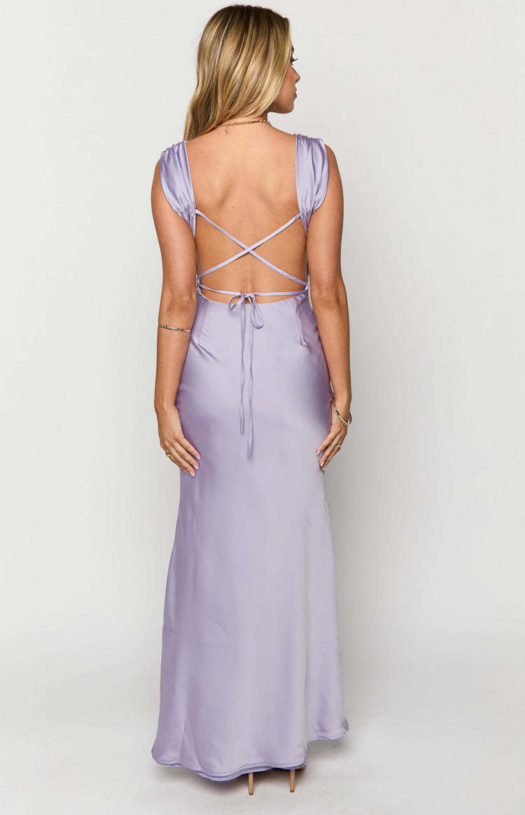 Chaya Lilac Maxi Dress-Vavasi.All Rights Reserved.