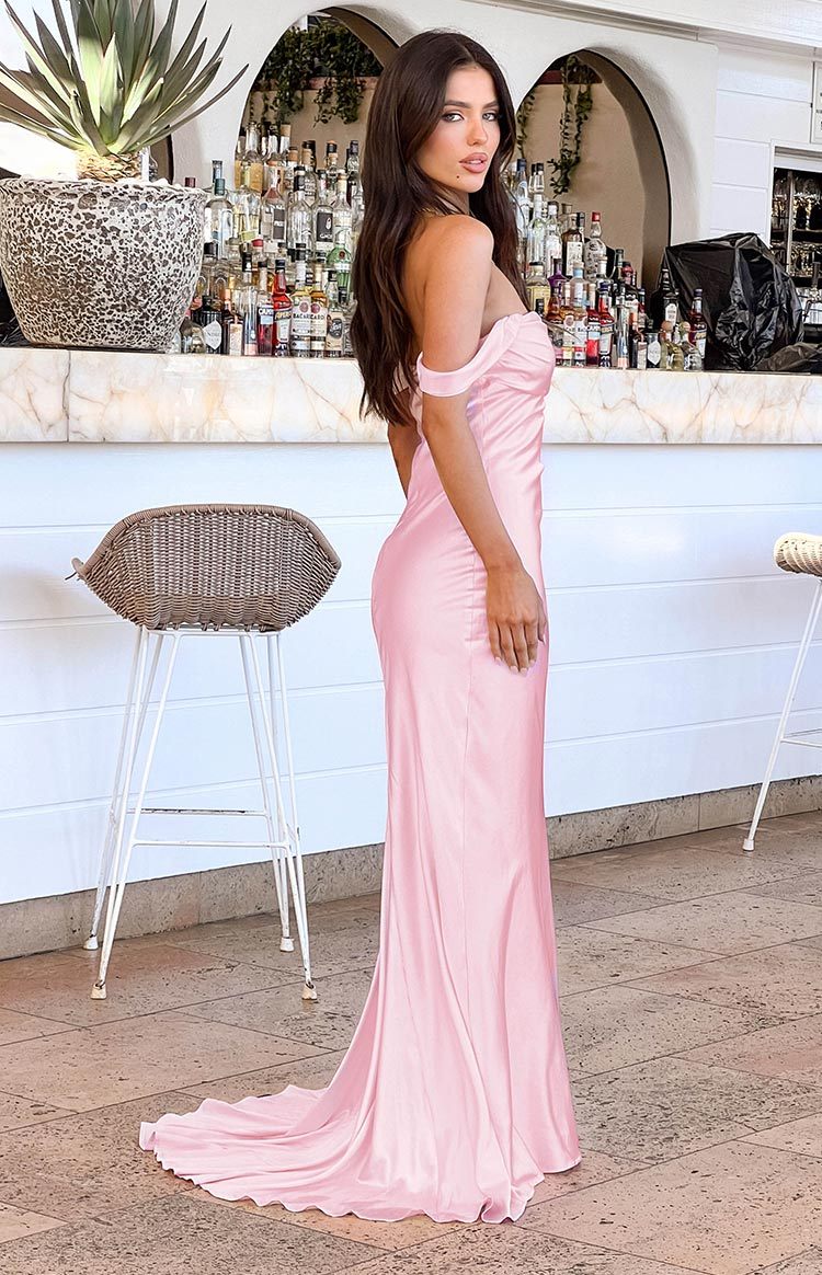 Delanie Pink Maxi Dress-Vavasi.All Rights Reserved.