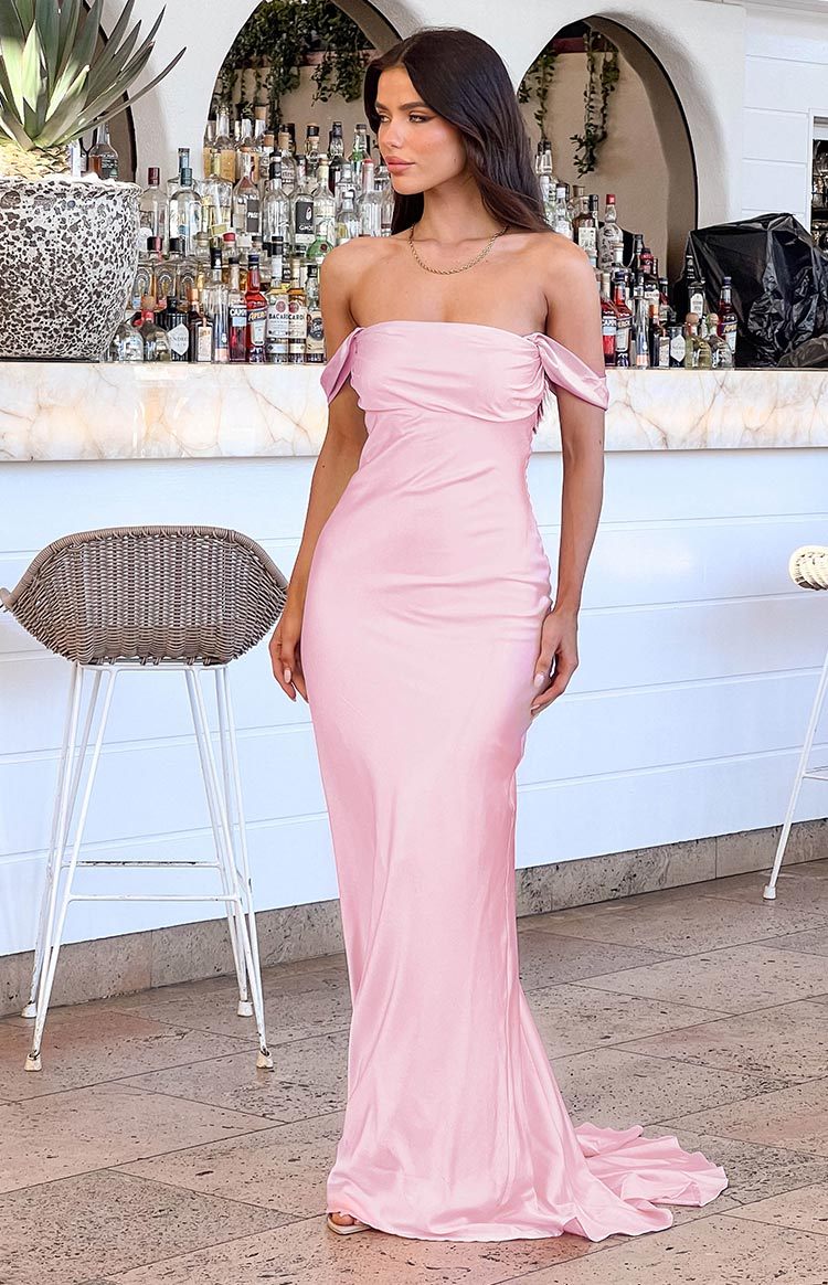 Delanie Pink Maxi Dress-Vavasi.All Rights Reserved.