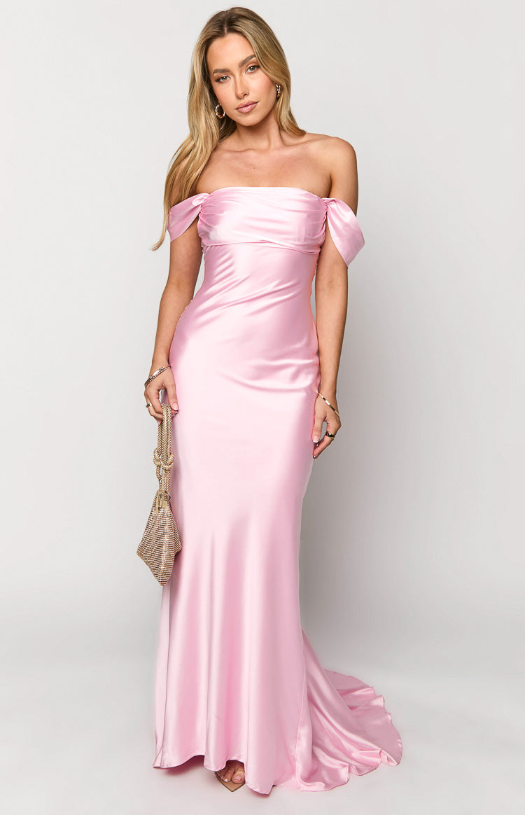 Delanie Pink Maxi Dress-Vavasi.All Rights Reserved.