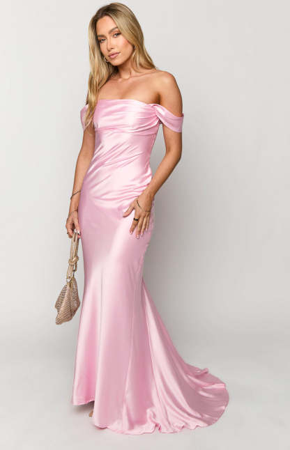 Delanie Pink Maxi Dress-Vavasi.All Rights Reserved.