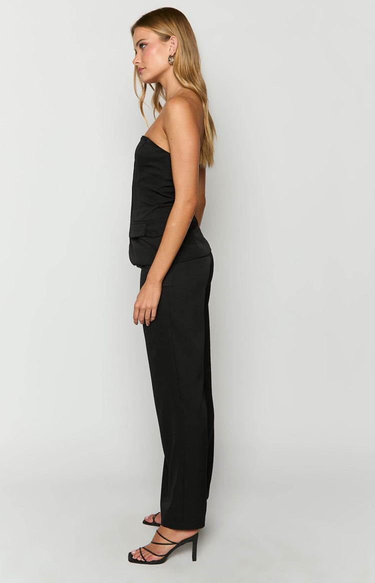 Dien Black Tailored Pants-Vavasi.All Rights Reserved.