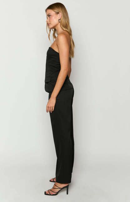 Dien Black Tailored Pants-Vavasi.All Rights Reserved.