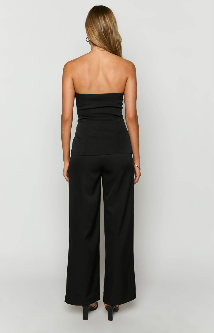 Dien Black Tailored Pants-Vavasi.All Rights Reserved.