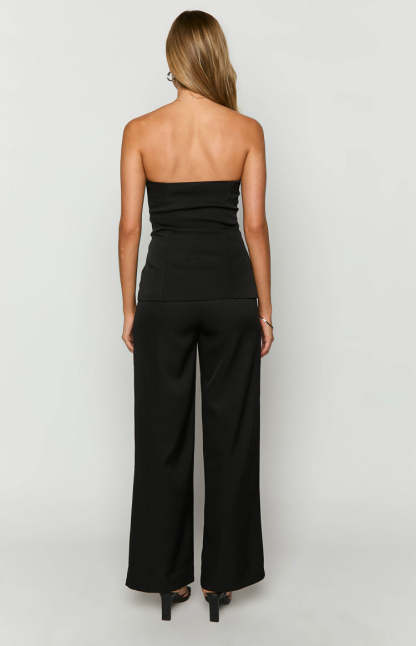 Dien Black Tailored Pants-Vavasi.All Rights Reserved.