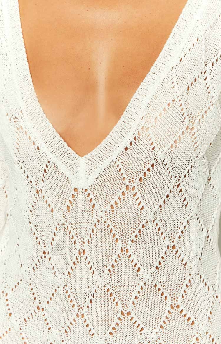 Drea White Backless Knit Maxi Dress-Vavasi.All Rights Reserved.