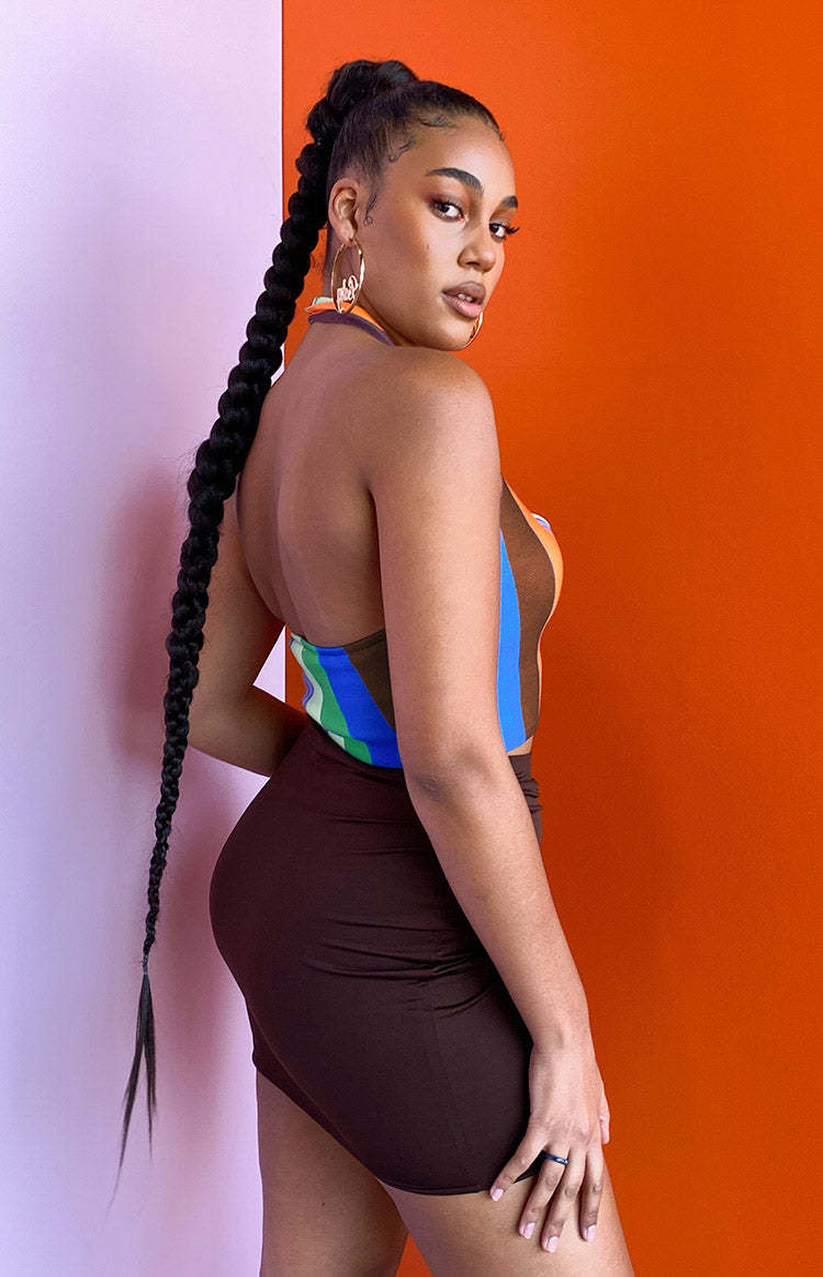 Flirtini Halter Crop Multi-Vavasi.All Rights Reserved.