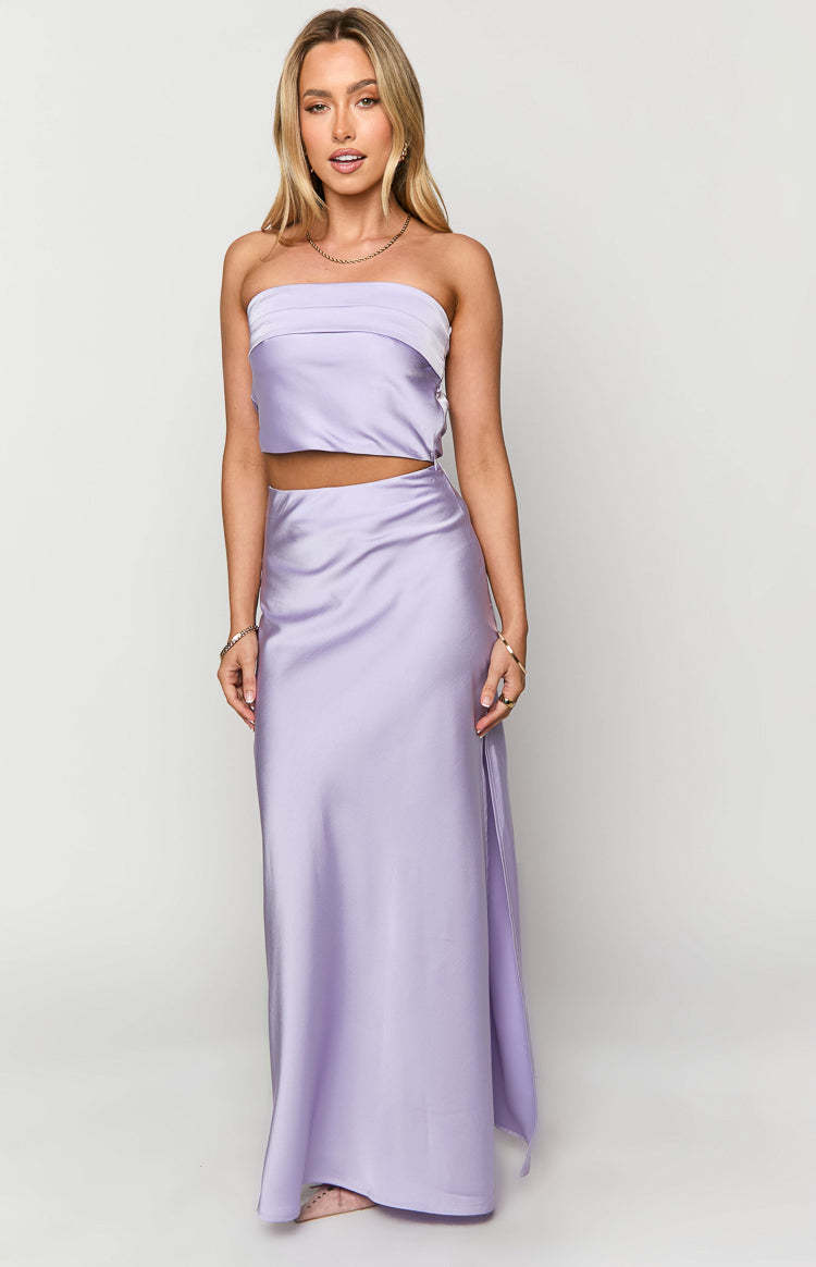 Genevieve Lilac Maxi Skirt-Vavasi.All Rights Reserved.