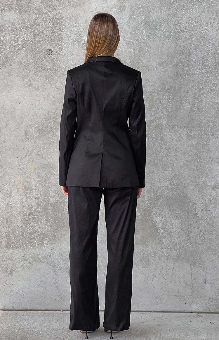 Jaden Black Pants-Vavasi.All Rights Reserved.
