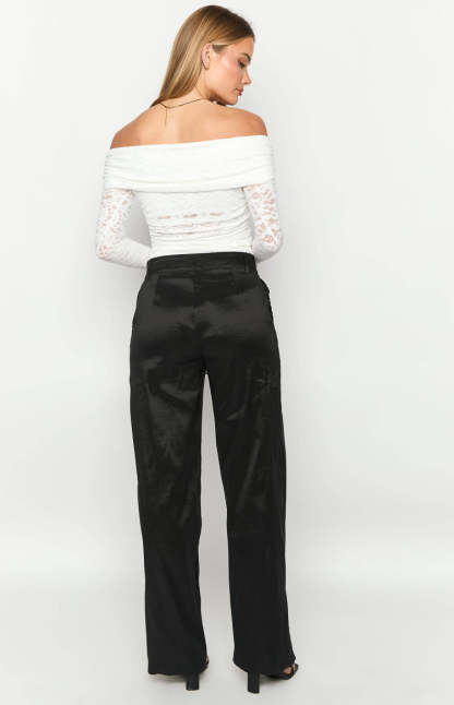 Jaden Black Pants-Vavasi.All Rights Reserved.