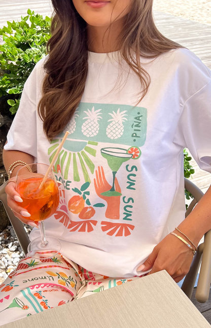 Jaz Dolce Vita Print Tee-Vavasi.All Rights Reserved.