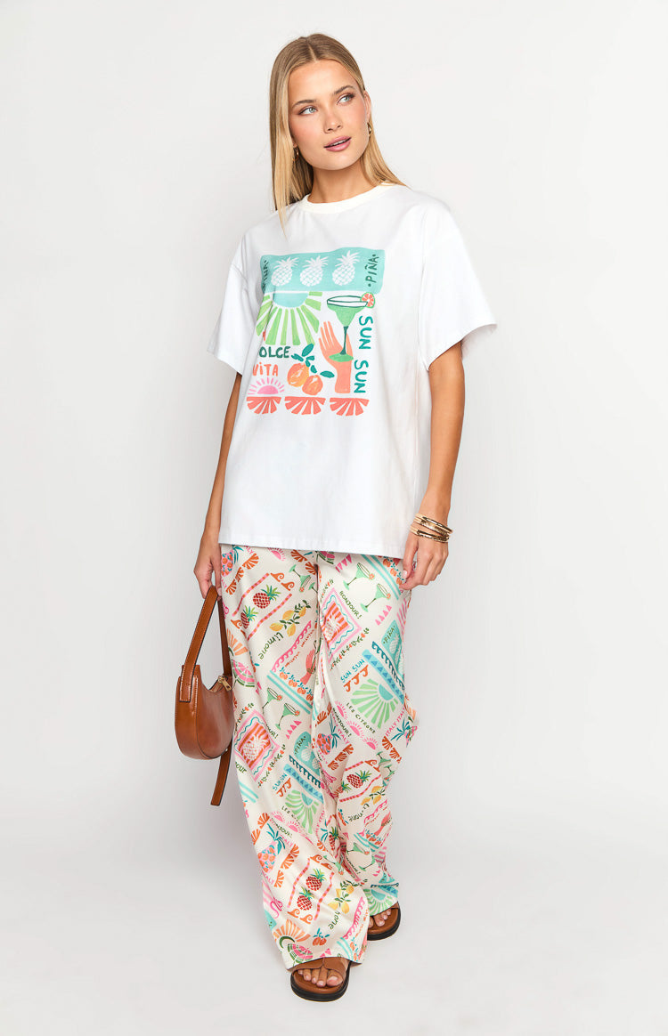 Jaz Dolce Vita Print Tee-Vavasi.All Rights Reserved.