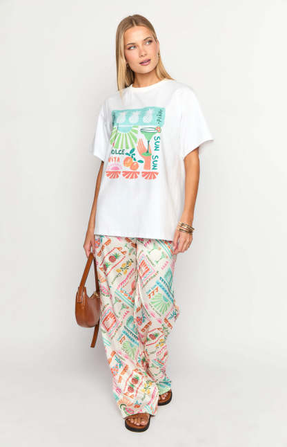 Jaz Dolce Vita Print Tee-Vavasi.All Rights Reserved.