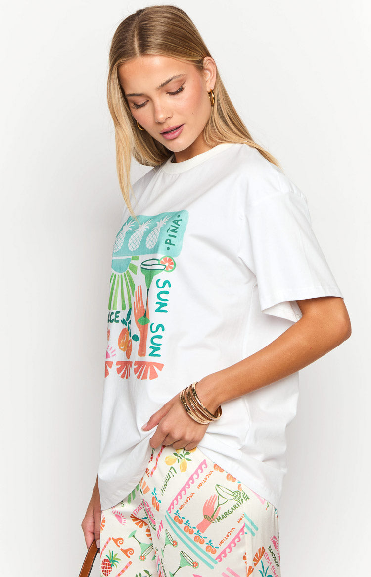 Jaz Dolce Vita Print Tee-Vavasi.All Rights Reserved.