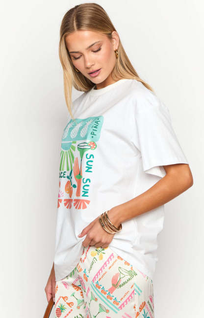 Jaz Dolce Vita Print Tee-Vavasi.All Rights Reserved.