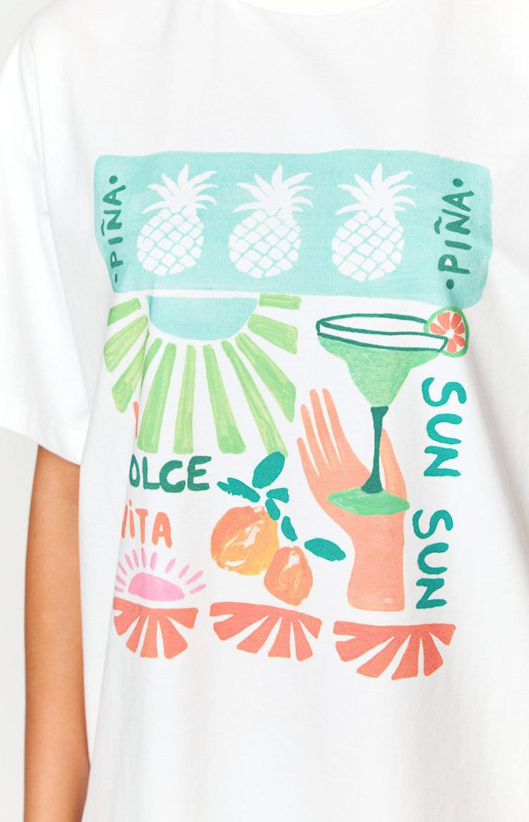 Jaz Dolce Vita Print Tee-Vavasi.All Rights Reserved.