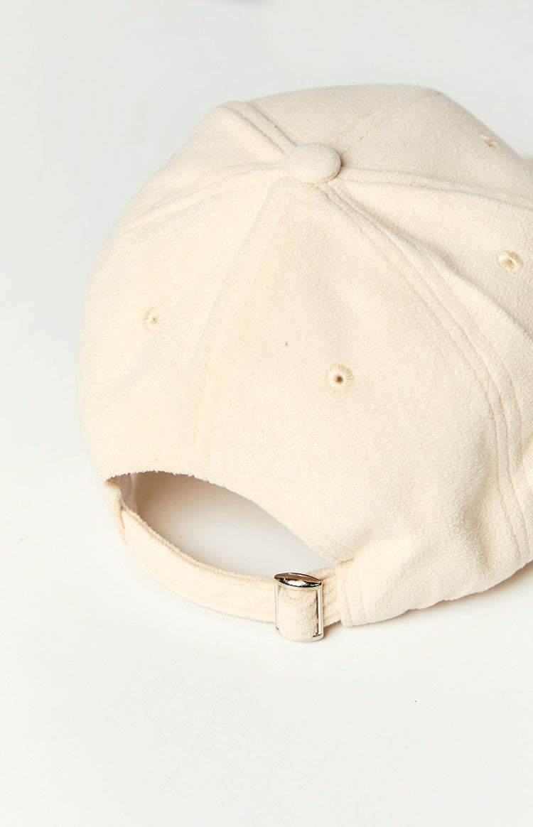 Kerry Cream Suede Baseball Cap-Vavasi.All Rights Reserved.