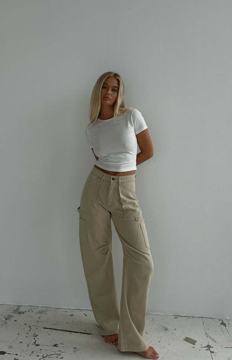Lioness Miami Vice Wheat Linen Pant-Vavasi.All Rights Reserved.