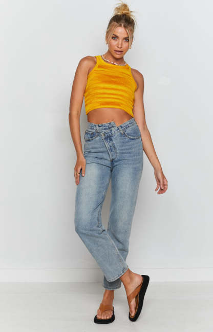 Chicago Tank Yellow-Vavasi.All Rights Reserved.