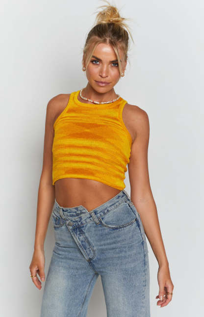 Chicago Tank Yellow-Vavasi.All Rights Reserved.