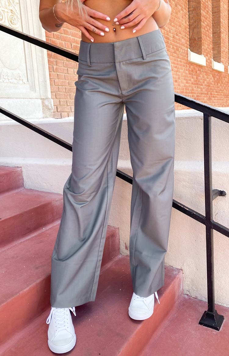 Maeve Grey Pants-Vavasi.All Rights Reserved.