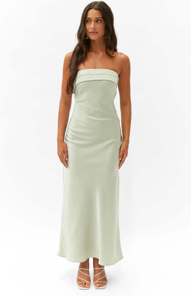 Maiah Sage Maxi Dress-Vavasi.All Rights Reserved.