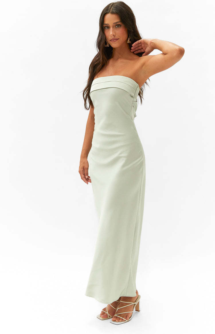 Maiah Sage Maxi Dress-Vavasi.All Rights Reserved.